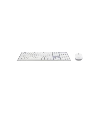 Combo de teclado y ratón inalámbricos TnB -Gris/Blanco