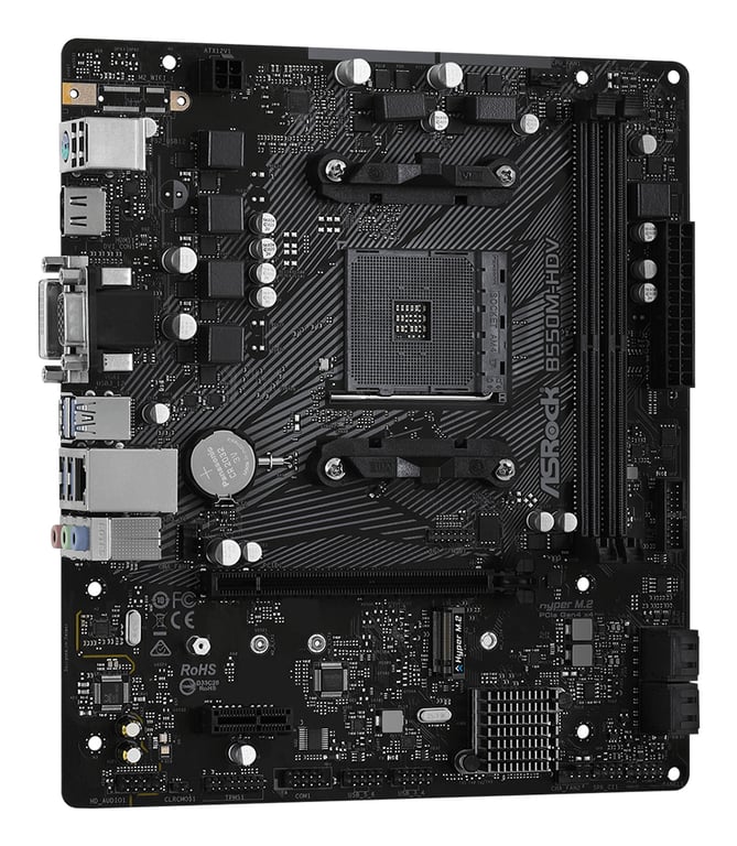 ASRock B550M HDV - vue 2