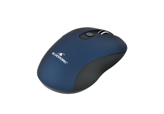 Ratón inalámbrico Bluestork Office60 (Negro/Azul)