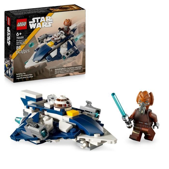 Star Wars : The Clone Wars 75400 Microfighter Chasseur Jedi de Plo Koon - Jeu 6 ans - Neuf