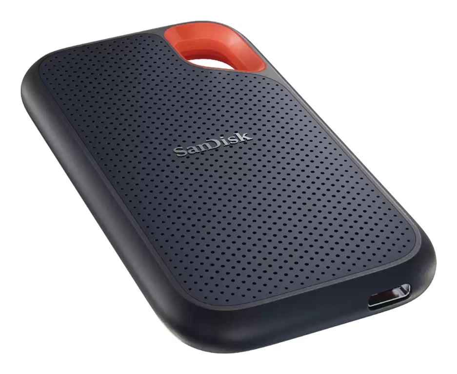 SanDisk Extreme SSD 8 To externe portable USB 3.2 Gen 2 USB C connecteur AES 256 bits - vue 4