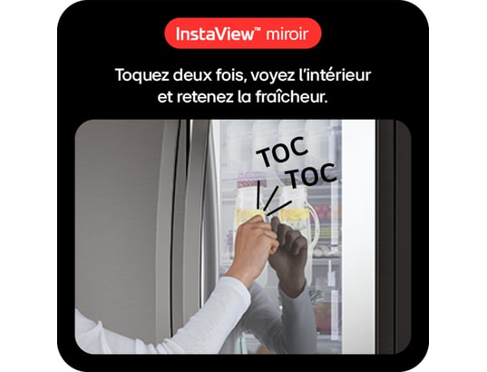Réfrigérateur portes GMZ765SBHJ INSTAVIEW - vue 6