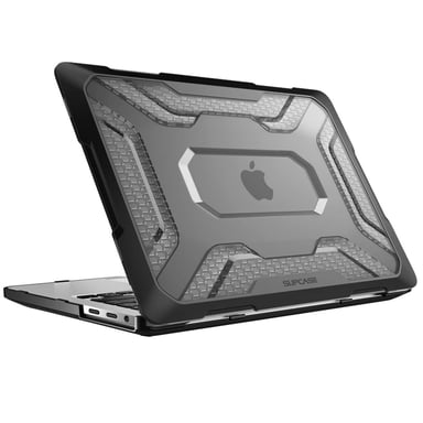 Supcase Funda para MacBook Pro 13'' 2022 y 2020 Negro transparente