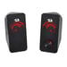 Redragon STENTOR (GS500) altoparlante stereo 2.0 per PC con retroilluminazione rossa, alimentazione USB e jack da 3,5 mm