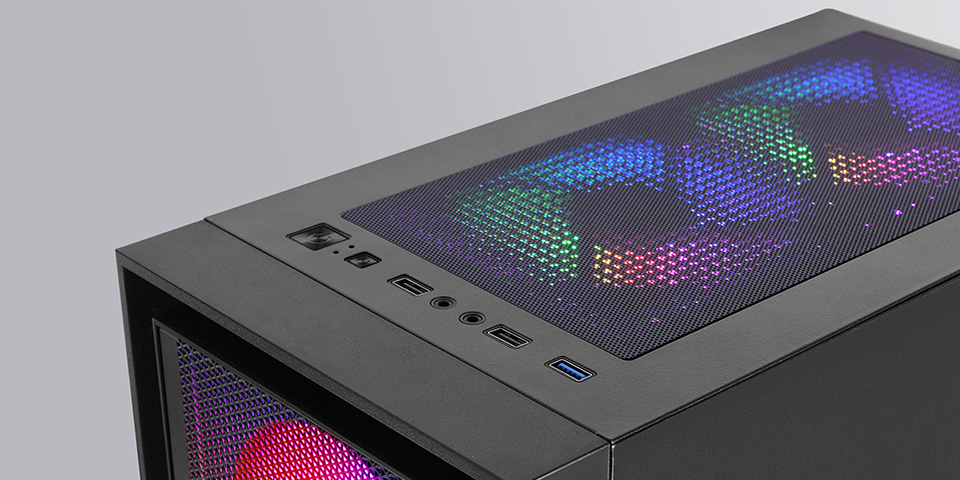 MARS GAMING Modèle : Boitier Moyen Tour ATX MC Air RGB avec panneau vitré Neuf - vue 3