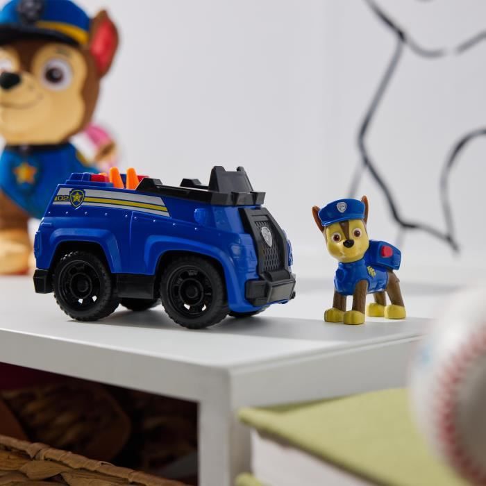 VEHICULE + FIGURINE CHASE La Pat' Patrouille - Neuf
