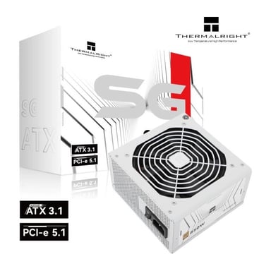 Alimentation PC modulaire - THERMALRIGHT SG850-W - 80+ Gold - Blanc