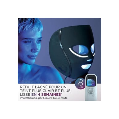 Masque LED SHARK CryoGlow avec rafraîchissement du contour des yeux Lilas