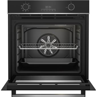Four encastrable Beko BBIE13301XFP-1 Multifonction 66 L Pyrolyse 9 programmes Inox anti-traces - Neuf