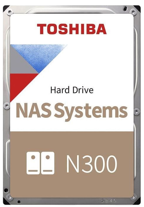 Disque Dur Interne - TOSHIBA - NAS N300 - 4To - 7200 tr/min - 3,5 (HDWG440EZSTA)