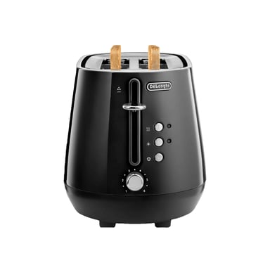 Grille-pain DeLonghi Eclettica CTY2103.BK - 900 W, noir