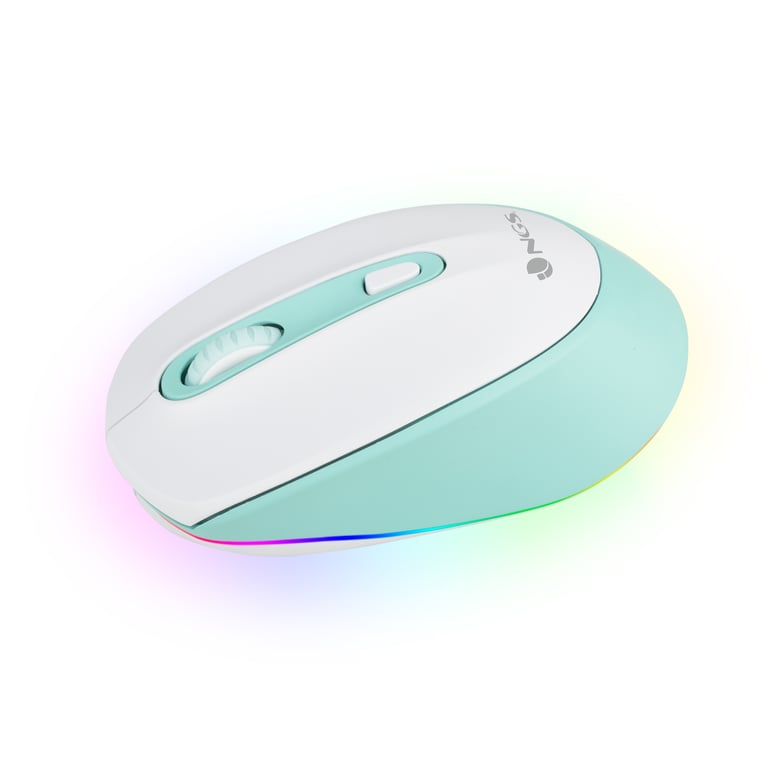 NGS SMOG MINT-RB souris Gaming Ambidextre RF sans fil + Bluetooth Optique 2400 DPI - Neuf