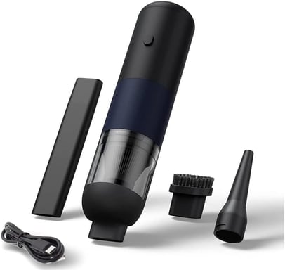 Aspirateur de table sans fil 120W bleu foncé