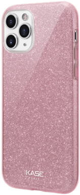 Coque slim pailletée étincelante pour Apple iPhone 11 Pro, Or Rose