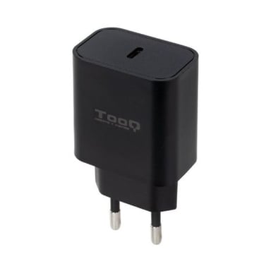 Tooq Cargador pared USB-C PD3.0 20W Negro