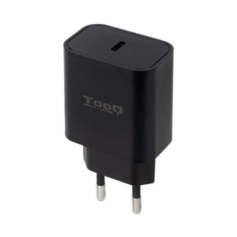 Tooq Cargador pared USB-C PD3.0 20W Negro - Nuevo