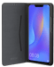 Funda tipo concha con ranura para tarjeta y soporte para Huawei P Smart+, Negro