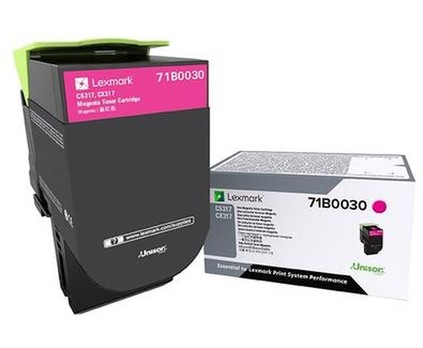 Lexmark 71B0040 Cartouche de toner 1 pièce Original Jaune - vue 3