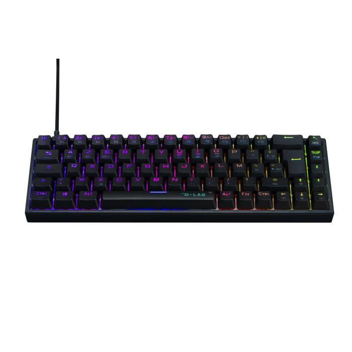 Clavier Gamer - KEYZ TITAN - Mécanique (Switch Rouge) - Filaire - RGB - Noir - Neuf
