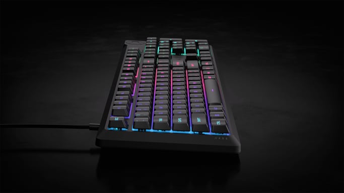 Corsair K55 CORE RGB teclado Juego USB AZERTY Francés Negro