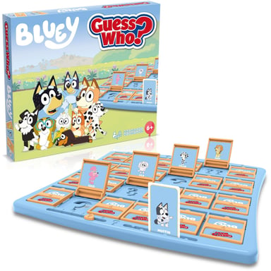 Jeu familial WINNING MOVES Guess Who? Edition Bluey 24 personnages Dès 6 ans Orange/Beige