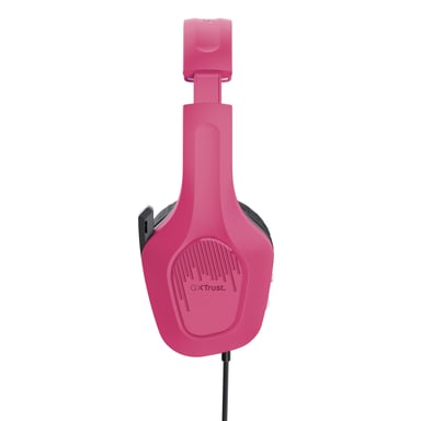 Trust GXT 415P Zirox Auriculares Alámbrico Diadema Juego Rosa