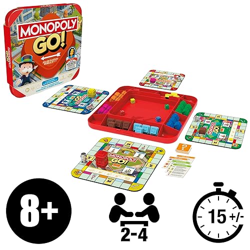 Jeu De Société Monopoly GO! – Inspiré Du Jeu Mobile, À Partir De 8 Ans - vue 5