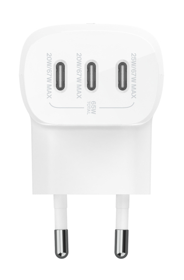 Belkin WCC002VFWH chargeur d'appareils mobiles Ordinateur portable, Smartphone, Tablette Blanc Secteur Charge rapide Intérieure - Neuf