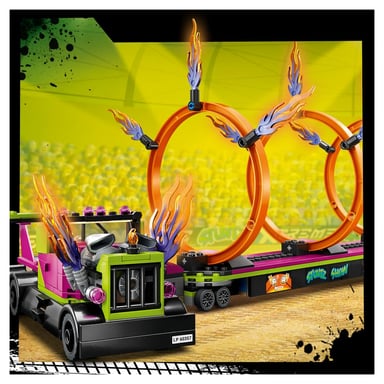 LEGO® City 60357: Desafío de acrobacias con anillo de fuego