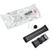Correa de silicona compatible con Polar V800, Negro / Gris