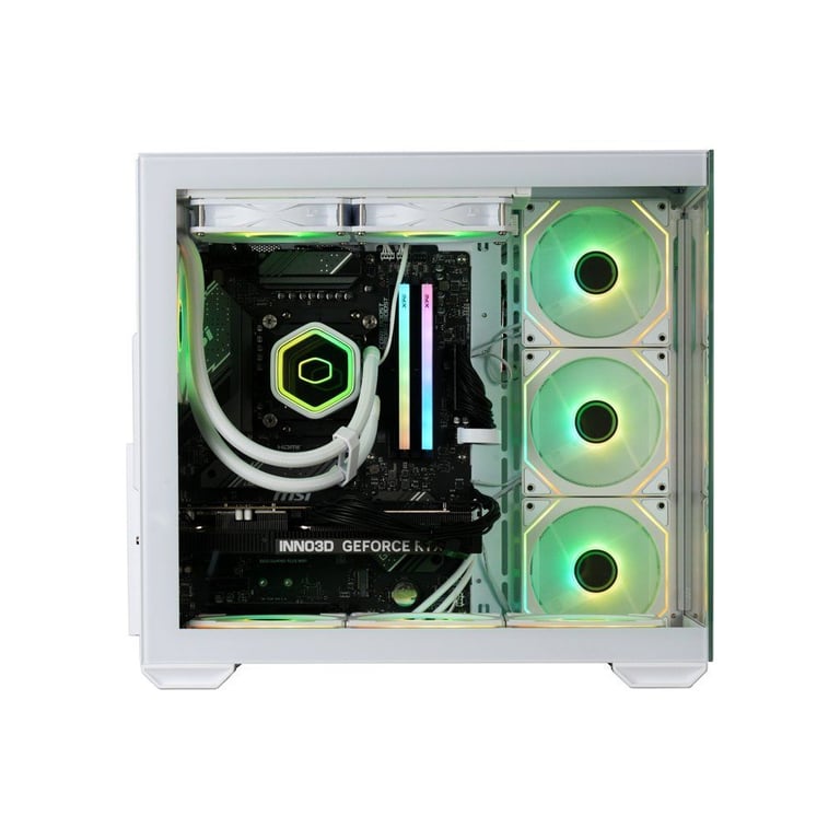 PC Gamer powered by COOLER MASTER Sans Windows AMD Ryzen RTX 5060 Ti RAM DDR5 SSD - vue 4