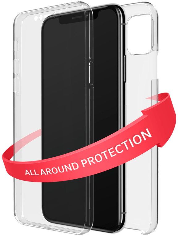 Coque de protection 360° Clear pour iPhone 11 Pro, transparent