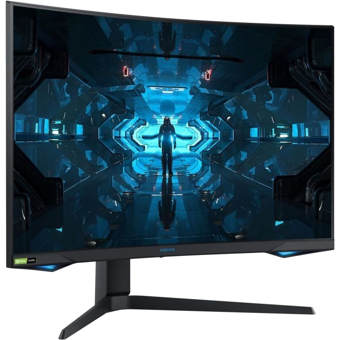Ecran PC Gamer Incurvé 32 WQHD - SAMSUNG ODYSSEY G7 - LC32G75TQSRXEN - Dalle VA - 1ms - 240Hz - Free