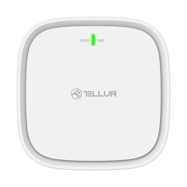 Sensor de gas inteligente Tellur WiFi, DC12V 1A, blanco