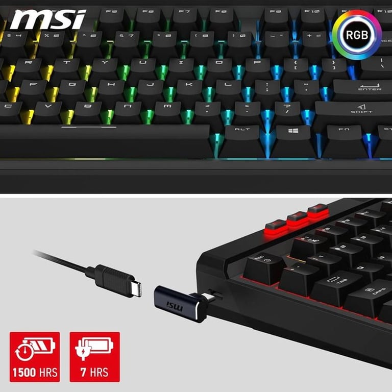 MSI STRIKE PRO WWIRELESS SILENT FR - Neuf