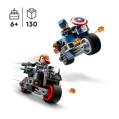 Lego 76260 - Motos De Viuda Negra Y Capitan America