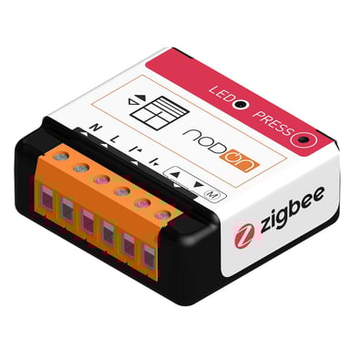 NODON Módulo de persiana interoperable Zigbee Multicolor