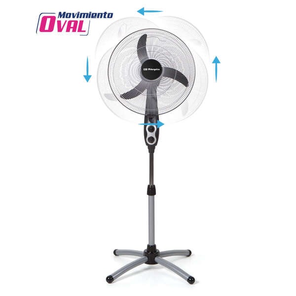Orbegozo SF 0156 Ventilateur sur pied puissant et efficace Large couverture avec oscillation ovale Neuf - vue 3