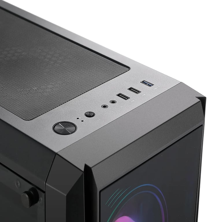 PC Gaming PC Racing Highlander D5 Ryzen 7 RAM .2 RTX 5070 Refroidissement liquide 240mm Windows 11 Pro Wifi PC Gamer Neuf - vue 3