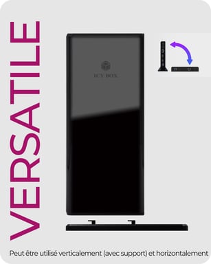 ICY BOX IB-DK2251AC Avec fil USB 3.2 Gen 2 (3.1 Gen 2) Type-A Noir - Neuf