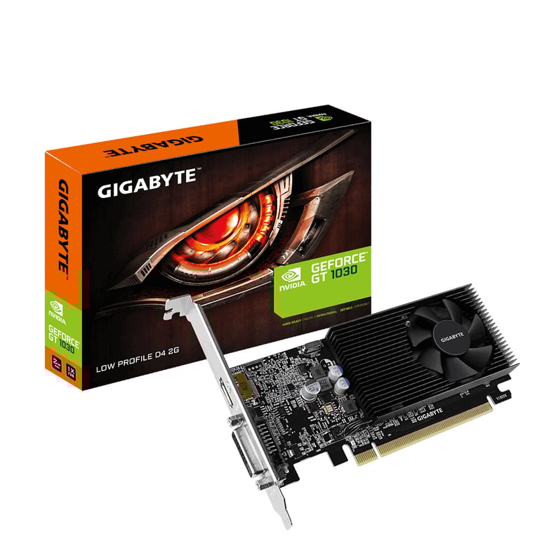 GIGABYTE GV N1030D4 2GL carte graphique NVIDIA GeForce GT 1030 2 Go GDDR4 Neuf
