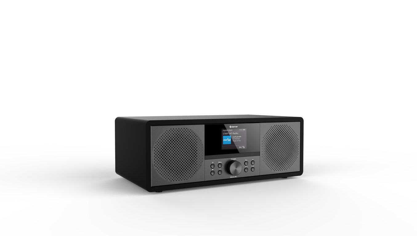 Denver MIR Radio lecteur CD Internet Internet DAB+ FM AUX Bluetooth CD DAB+ radio internet FM USB WiFi n - vue 2