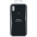 Coque en silicone pour iPhone X Noir