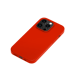 Guscio in morbido silicone gel antiurto per Apple iPhone 14 Pro, rosso fuoco