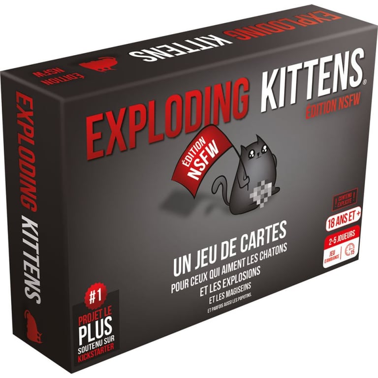 Asmodee Exploding Kittens NSFW Edition 2022 - vue 4