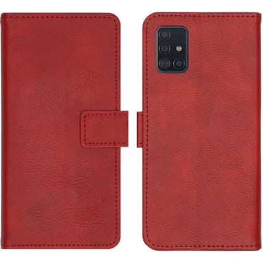 imoshion Étui de télephone portefeuille pour Samsung Galaxy A51 - Rouge