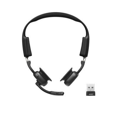 SHOKZ C610-AA-BK écouteur/casque Sans fil Crochets auriculaires Bureau/Centre d'appels USB Type-A Bluetooth Noir