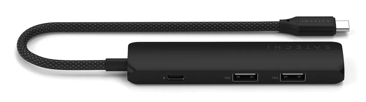 Satechi ST-P4SK hub & concentrateur USB Type-C 10000 Mbit/s Noir - Neuf