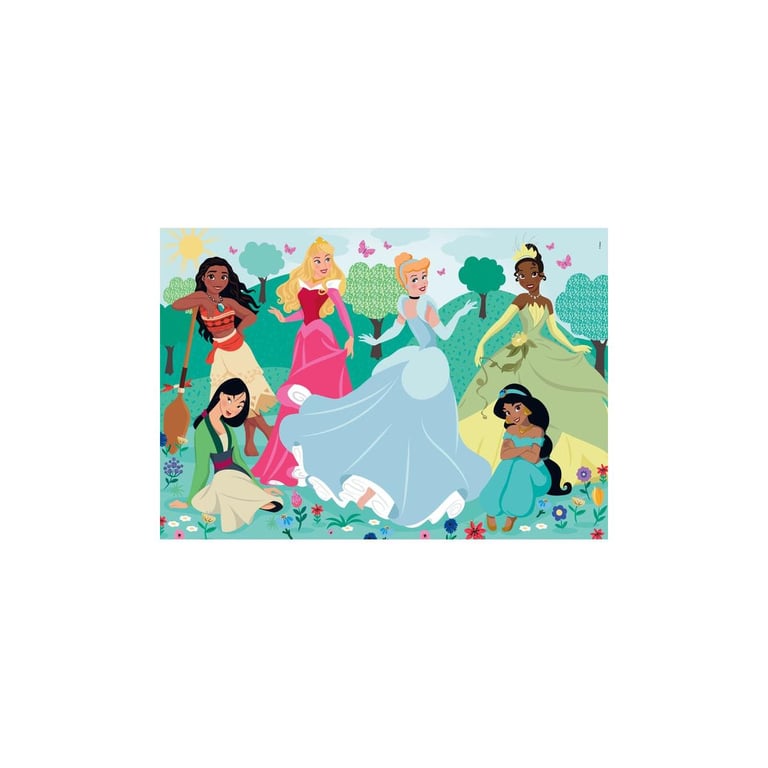 Clementoni Supercolor Disney Princess Puzzle 104 pz Cartoni Neuf - vue 3