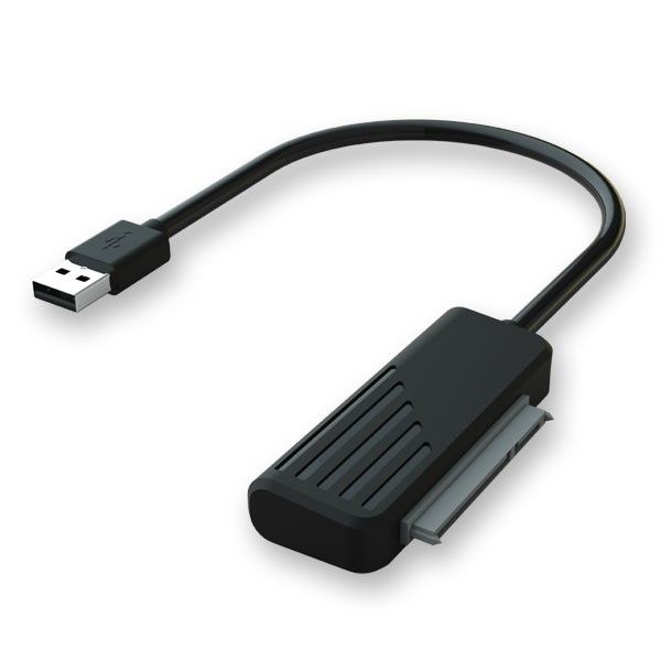 Savio AK-38 SATA USB Type-A Cavo con cambio di genere nero
